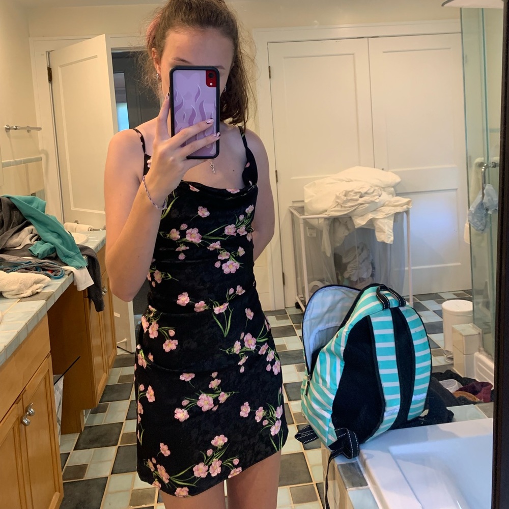 Top Shop Cowl Neck Dress